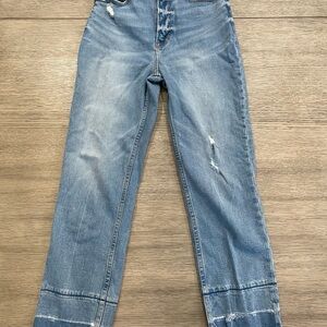 Abercrombie & Fitch Light Blue Ankle Jeans